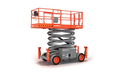 6832 Rough Terrain Scissor Lift - Pella Rental