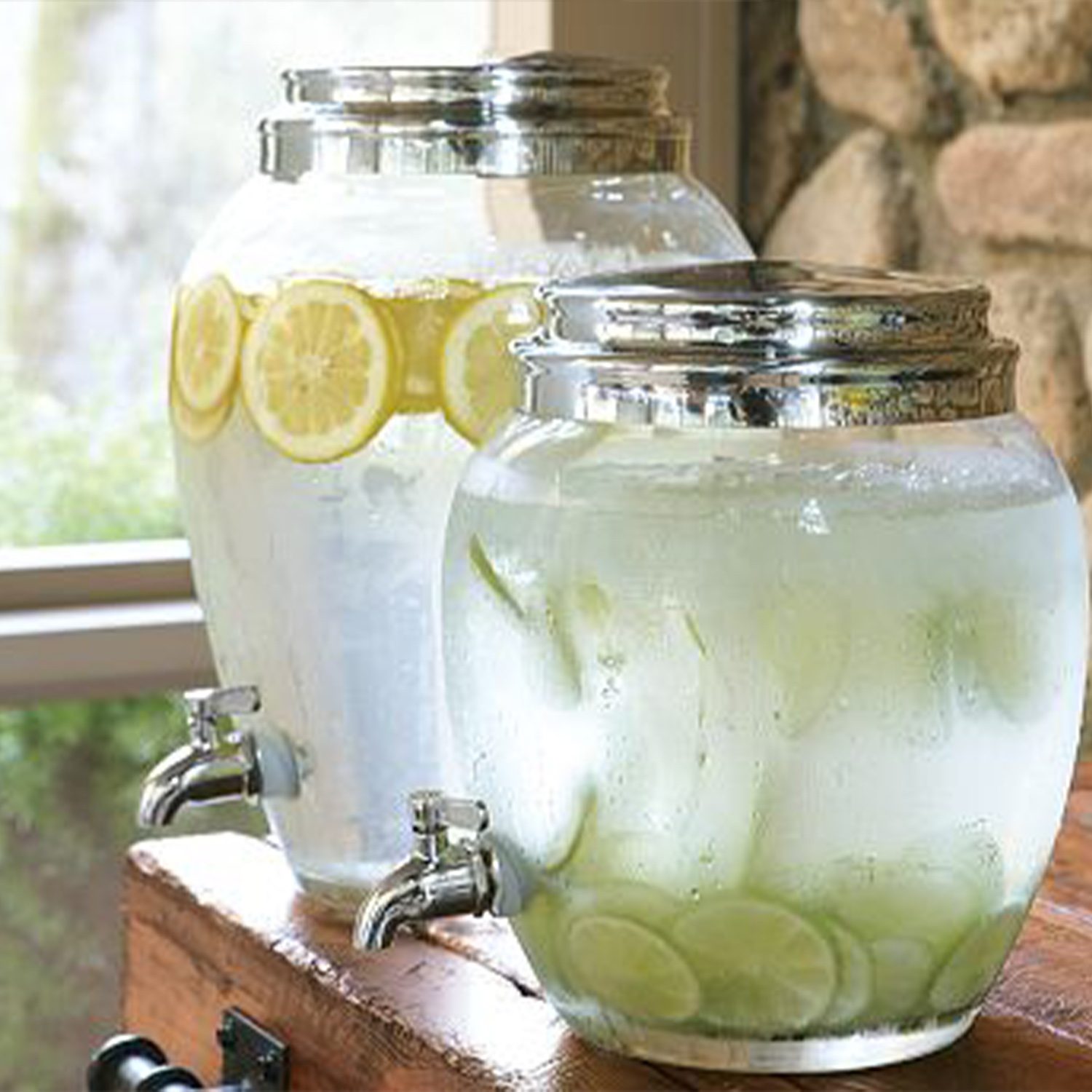 Glass Drink Dispenser