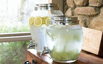 Glass Drink Dispenser