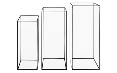 Hurricane Glass Containers