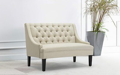 Ivory Settee (Mandy)