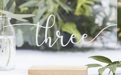 Table Numbers – Acrylic