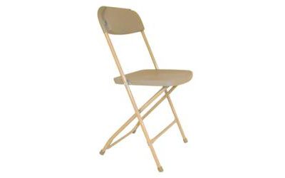 Tan Folding Chair