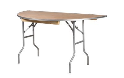 Half round table 48″