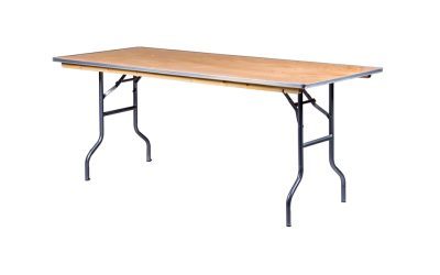 Rectangle table 6’x30″