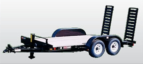 18′ Skid Loader Trailer