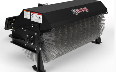 Mini skid angle brush – attachment