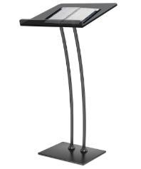 Black Acrylic Podium